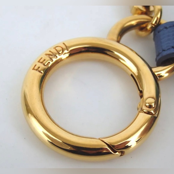 FENDI Tricolor Fox Fur Pom Pom Keychain/ Bag Charm 😍🔥 - Picture 10 of 10